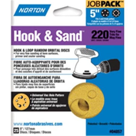 NORTON CO Norton 4057 220 Grit Sand Disc 3309689